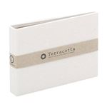 (業務用セット) 布クロスアルバム 写真 Terracotta【テラコッタ】 ナカバヤシ／ポケットアルバム 写真／L判ヨコ／ホワイトTER-LP-70-W【×10セット】