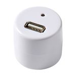 (業務用セット) Digio2 小型USB充電器 出力5V／1A ホワイト JYU-ACU110W【×5セット】