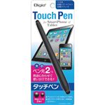 (業務用セット)ナカバヤシ タッチペン（ツインタイプ） ECTP-02BK ブラック【×5セット】
