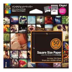 (業務用セット) スマレコプリント用 インクジェット写真用紙 L判 50枚入【×10セット】