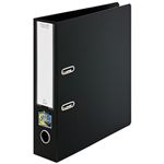 (業務用セット) くるりんファイル レバー式アーチファイル／A4S型 綴厚60mm・ブラックLAPC-A4S-8D【×5セット】
