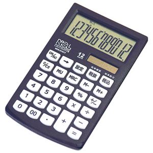 (業務用セット) 電卓 モノカラー ブラック ECH-2101T-D【×5セット】