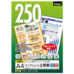 (業務用セット)ナカバヤシ Digioインクジェット上質紙 プリンタ共用 中厚口 A4 250枚入 IJPP-A4-25N【×10セット】