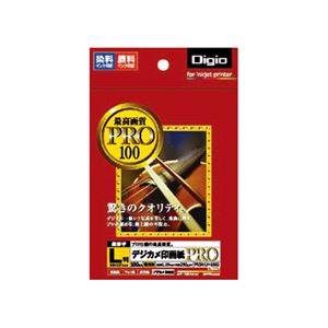(業務用セット) インクジェット用紙 デジカメ印画紙PRO 強光沢・超厚手 L判 100枚 PRSK-LH-100G【×5セット】