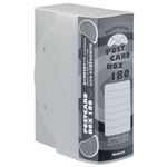 (業務用セット) はがきボックス SD-BOX-A6-GY グレー【×20セット】