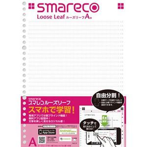 (業務用セット) スマレコノート 自由分割タイプ（ノート） ルーズリーフ B5 ロジカルA罫 LL-B502A （60772）【×20セット】