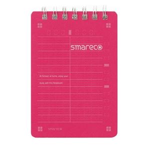 (業務用セット) スマレコノート 自由分割タイプ（ノート） Wリングノート A7 ロジカルB罫 ピンクNW-A705B-P（60781）【×20セット】
