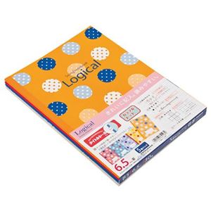(業務用セット) スイング・ロジカルノート／カラフルドット 6.5mm罫 5色パック ノ-B511-5P【×10セット】