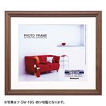 (業務用セット) 木製写真額縁（ブラウン）フォトフレーム A4判 フ-SW-184-BR【×5セット】