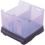 (業務用セット)ナカバヤシ 環境配慮型キャパティEベース W4タイプ クリア×ブラック REB-W4-D【×3セット】