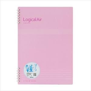 (業務用セット)ナカバヤシ ロジカルエアーWリングノート B5 A罫 40枚 NW-B509A-P【×10セット】