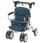 ナカバヤシ 歩行車 ナウ328 リーフ紺 HKS-NOW328-B