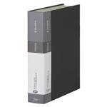 キングジム シンプリーズ クリアファイル A4判タテ型（100ポケット） 136-5SP 黒 1冊
