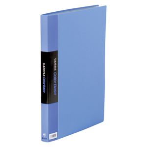 キングジム クリアファイル・カラーベース ポケット溶着式 B4判タテ型 142CW 青 1冊