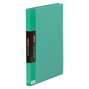 キングジム クリアファイル・カラーベース ポケット溶着式 B4判タテ型 142CW 緑 1冊