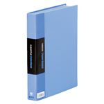 キングジム クリアファイル・カラーベース ポケット溶着式 B5判タテ型 122-3C 青 1冊