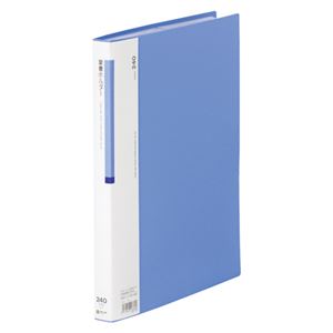 キングジム 葉書ホルダー 溶着式（A4判タテ型） 62 青 1冊