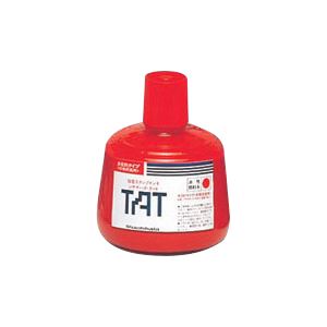 シャチハタ 強着スタンプ台タート 〈多目的用〉専用インキ STG-3 【インク色：赤】 1本