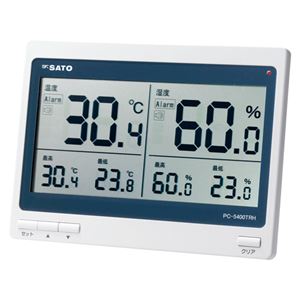 佐藤計量器 デジタル温湿度計 PC-5400TRH 1個