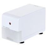 ナカバヤシ 電動鉛筆削りきスリムタイプ DPS-211W ホワイト 1個