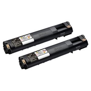エプソン（EPSON） カラーレーザートナー LPC3T21KPV 【インク色：ブラック（環境推進トナー）】 2本