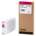 エプソン（EPSON） インクジェットカートリッジ SC1M11 【インク色：マゼンタ 110ml】 1個