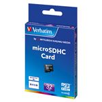 三菱化学メディア Verbatim microSDHCメモリーカード クラス4 MHCN32GYVZ1 1枚