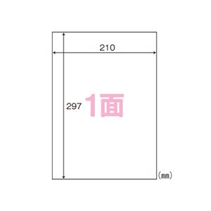 東洋印刷 ナナラベル A4判 World Price Label 100枚×5冊入 WP00101 500枚