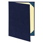 ナカバヤシ 証書ファイル（スエード調） FSS-B5-B 紺 1冊