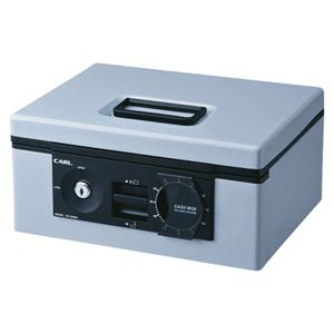 カール キャッシュボックス 2ウェイオープンタイプ B5サイズ CB-D8660-L ライトグレー 1台