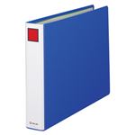 キングジム キングファイル スーパードッチ ヨコ型・両開き 1494E 青 1冊