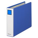 キングジム キングファイル スーパードッチ ヨコ型・両開き 1464 青 1冊