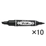 ゼブラ ハイマッキー 10本入 （1.5〜2.0mm・6.0mm） MO-150-MC-BK×10 【インク色：黒】 10本
