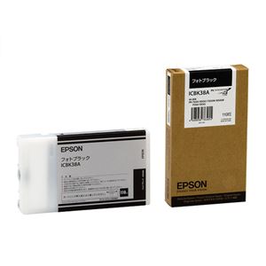 エプソン（EPSON） インクジェットカートリッジ ICBK38A 【インク色：フォトブラック】 1個