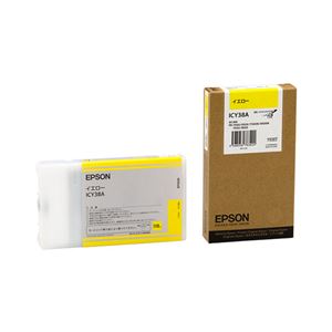 エプソン（EPSON） インクジェットカートリッジ ICY38A 【インク色：イエロー】 1個