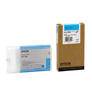 エプソン（EPSON） インクジェットカートリッジ ICLC38A 【インク色：ライトシアン】 1個