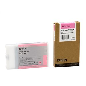 エプソン（EPSON） インクジェットカートリッジ ICLM38A 【インク色：ライトマゼンタ】 1個