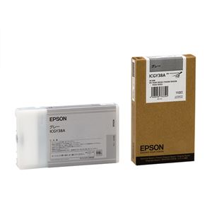 エプソン（EPSON） インクジェットカートリッジ ICGY38A 【インク色：グレー】 1個