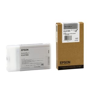 エプソン（EPSON） インクジェットカートリッジ ICLGY38A 【インク色：ライトグレー】 1個