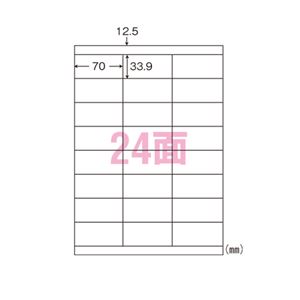東洋印刷 ナナラベル A4判 シンプルパック LDZ24UA 500枚