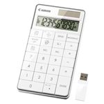 （業務用セット） キャノン Canon テンキー電卓 ワイヤレスミニ卓上タイプ X MARK I KRF-WH 白 1個入 【×2セット】