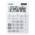 （業務用セット） カシオ カラフル電卓 ミニジャストサイズ MW-C11A-WE-N ピュアホワイト 1台入 【×2セット】