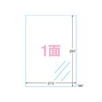 （業務用セット） エーワン フィルムラベルシール A4判 キレイにはがせるタイプ 光沢フィルム・透明 29289 5枚入 【×2セット】