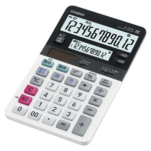 （業務用セット） カシオ 電卓 JV-220W-N 1台入 【×2セット】