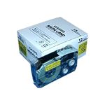 （業務用セット） カシオ ネームランド用テープカートリッジ スタンダードテープ 8m 5巻入 XR-12YW-5P-E 黄 黒文字 【×2セット】