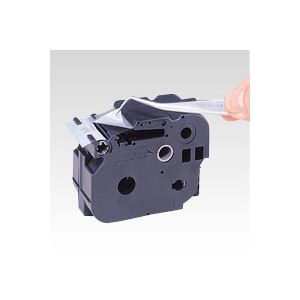 （業務用セット） マックス ビーポップ ミニ（PM-36、36N、36H、24、2400）・レタリ（LM-1000、LM-2000）共通消耗品 ラミネートテープL 8m LM-L518BM つや消し銀 黒文字 1巻8m入 【×2セット】