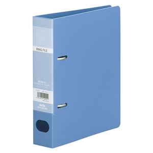 （業務用セット） セディア ロックリングファイル A5判タテ型（背幅43mm）・2穴 F-332-10 ブルー 1冊入 【×5セット】