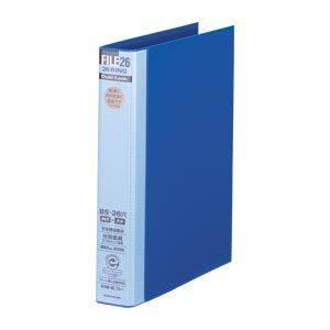 （業務用セット） マルマン ダブロックファイル B5判タテ型（背幅44mm）・26穴 F679R-02 ブルー 1冊入 【×3セット】