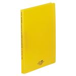 （業務用セット） リヒトラブ AQUA DROPs スーパーパンチレスファイル A4判タテ型（背幅22mm） F-5030-5 黄 1冊入 【×10セット】