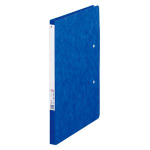（業務用セット） リヒトラブ パンチレスファイルZ式 B5判タテ型（B4・2ツ折） F-302 藍 1冊入 【×5セット】